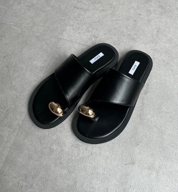  「GOLDリングトングサンダル」|サンダル|