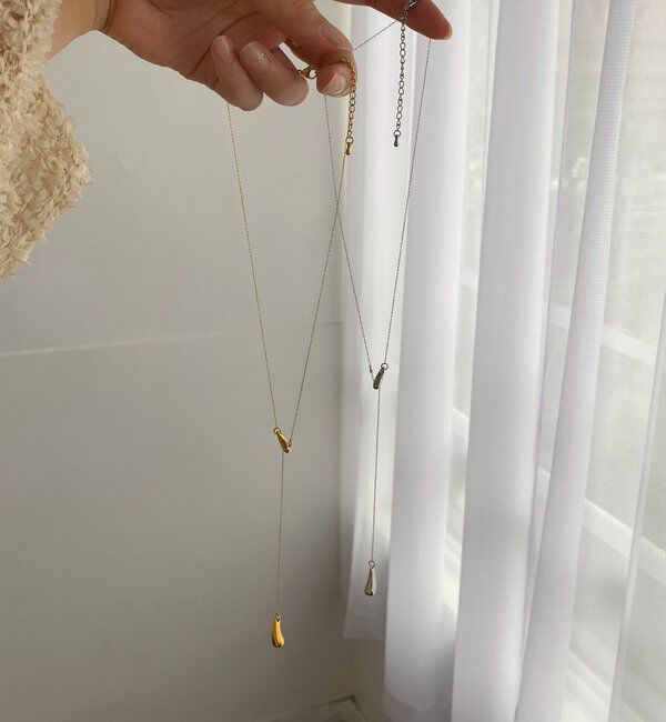  「【インフルエンサー SAKURA企画】アレルギー対応 スライダーネックレス」|ネックレス|