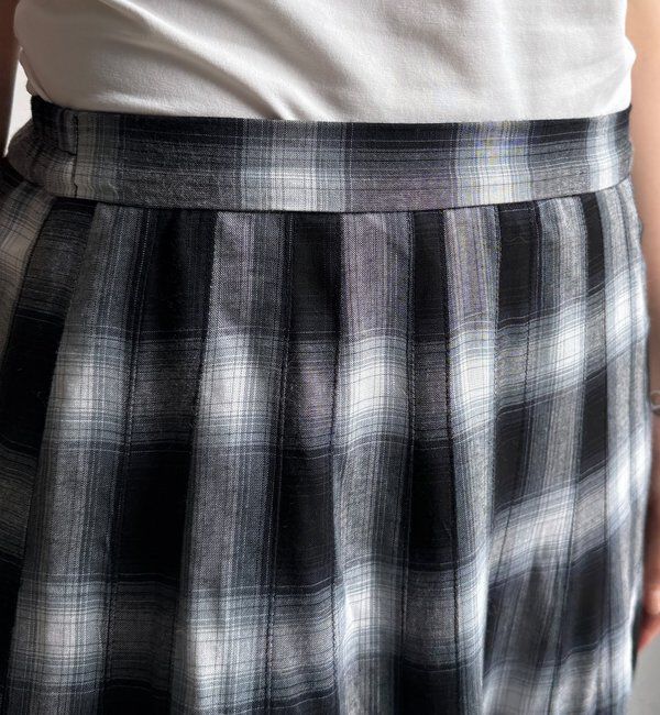  「チェックプリーツスカート」|スカート|