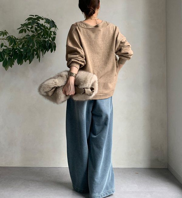  「【新色追加/インフルエンサーSAKURA企画】ラメスウェットタンクセット」|Tシャツ・カットソー|