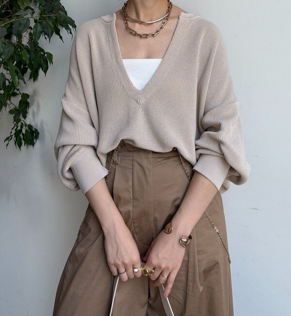  「スキッパープルオーバー」|ニット・セーター|