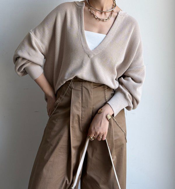  「スキッパープルオーバー」|ニット・セーター|