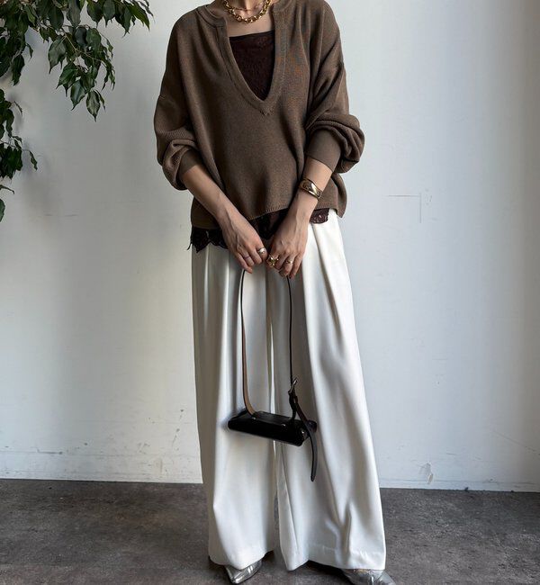  「スキッパープルオーバー」|ニット・セーター|