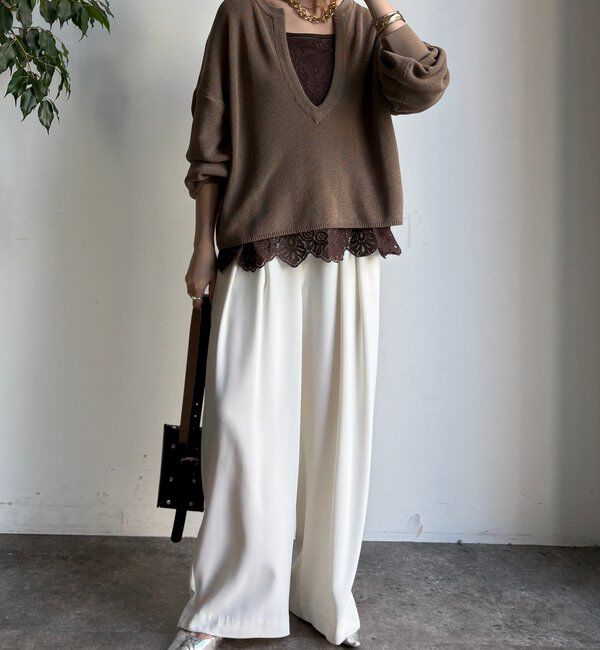  「スキッパープルオーバー」|ニット・セーター|