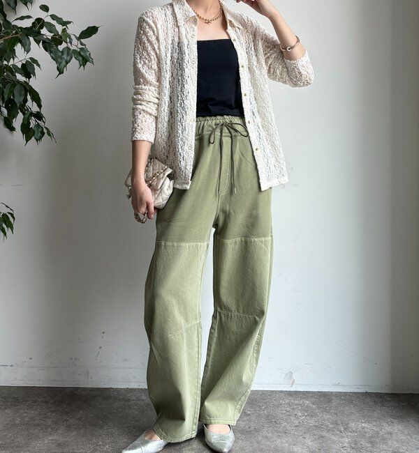  「ラメシアーレースシャツ」|シャツ・ブラウス|