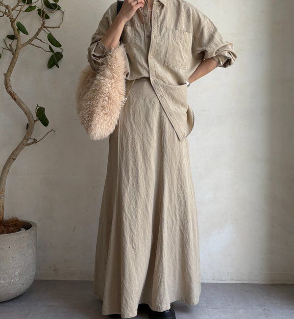  「【セットアップ対応】ピグメントライクシャツ」|シャツ・ブラウス|