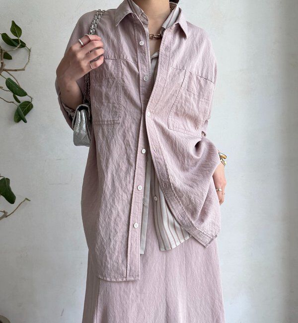  「【セットアップ対応】ピグメントライクシャツ」|シャツ・ブラウス|