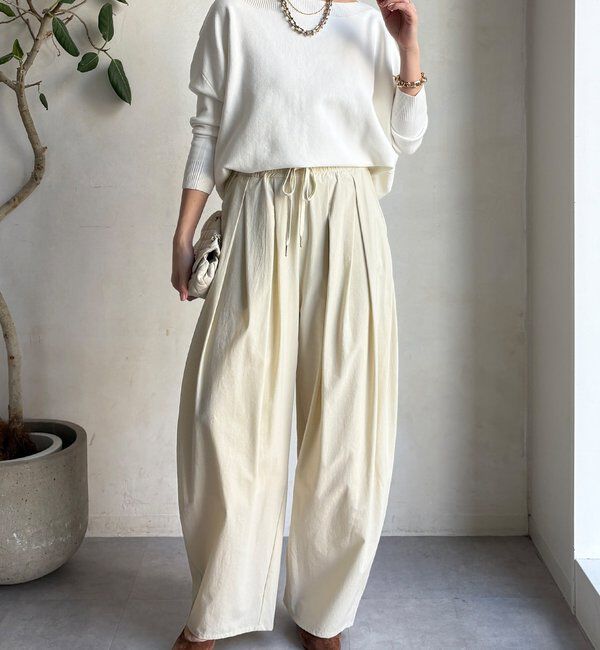  「ボートネックプルオーバー」|ニット・セーター|