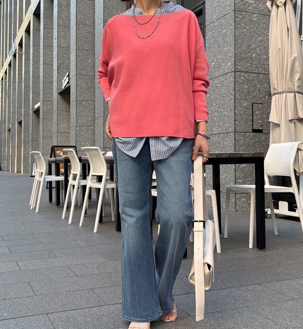  「ボートネックプルオーバー」|ニット・セーター|