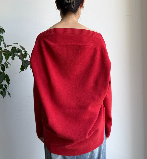  「ボートネックプルオーバー」|ニット・セーター|