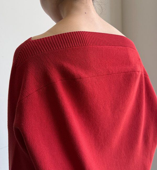  「ボートネックプルオーバー」|ニット・セーター|