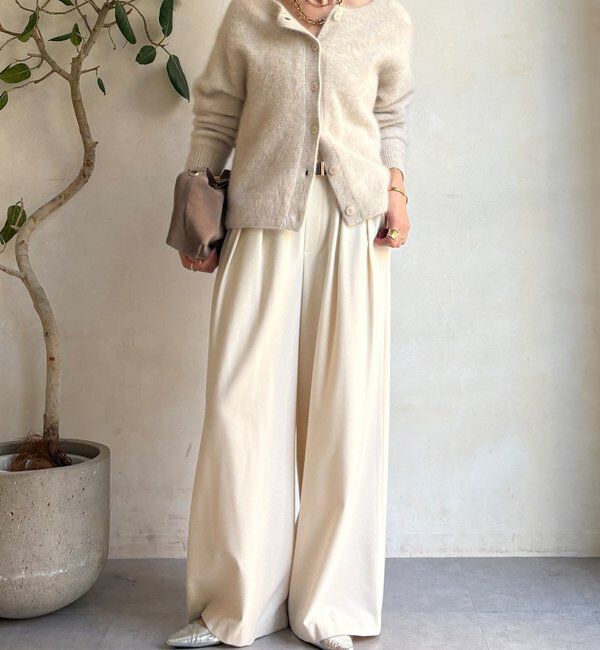  「ファーカシミヤカーディガン」|カーディガン|