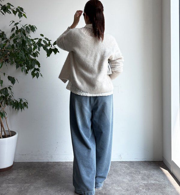  「ファーカシミヤカーディガン」|カーディガン|