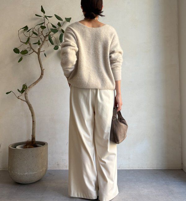  「ファーカシミヤカーディガン」|カーディガン|