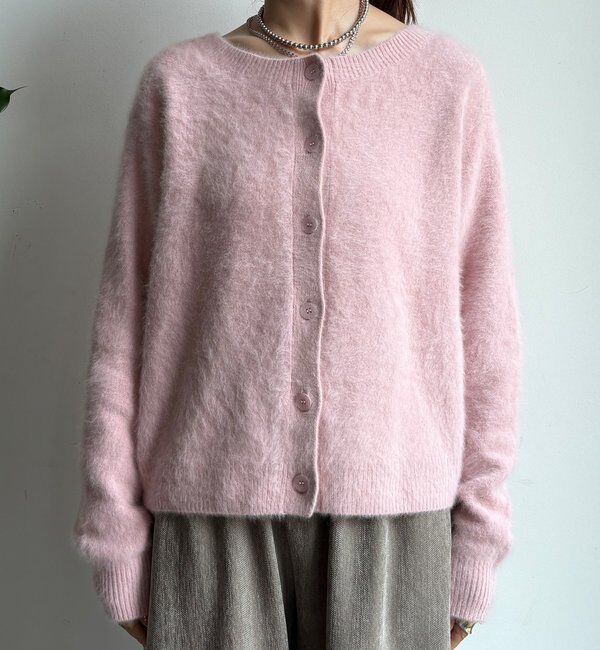  「ファーカシミヤカーディガン」|カーディガン|