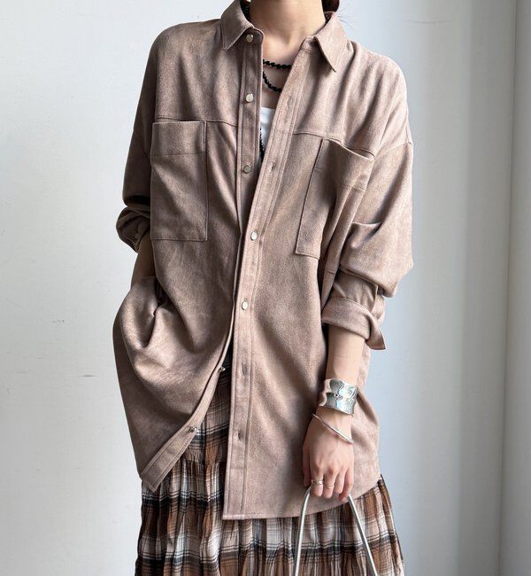  「スウェードシャツ」|シャツ・ブラウス|
