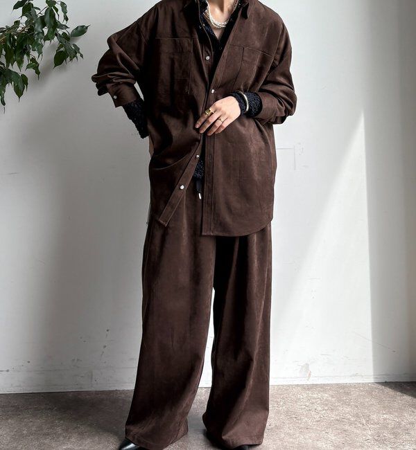  「スウェードシャツ」|シャツ・ブラウス|