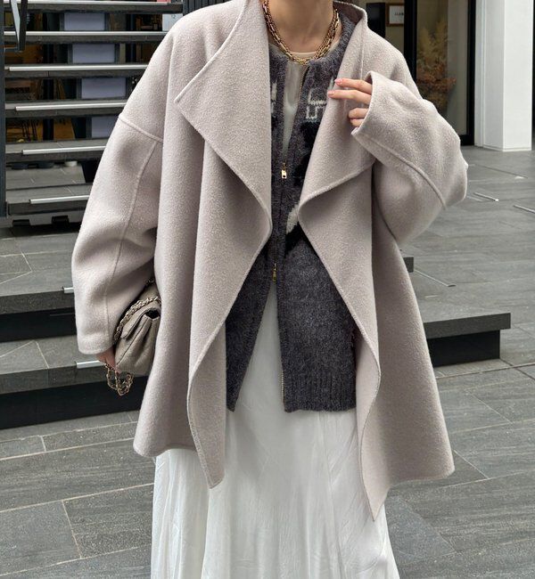  「ハンドメイドミドル丈コート」|その他|