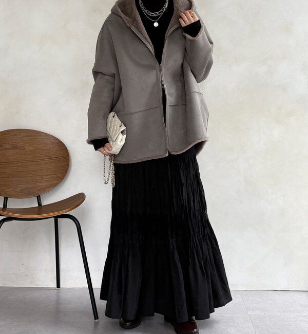  「リバーシブルフェイクムートンコート」|その他|