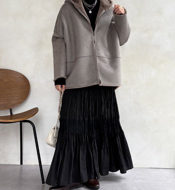  「リバーシブルフェイクムートンコート」|その他|