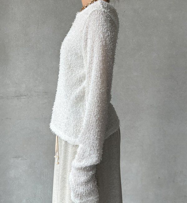  「【WEB限定】ブークレーバックオープントップス」|Tシャツ・カットソー|