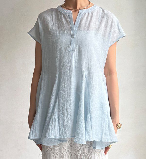  「【WEB限定】フレンチフレアブラウス」|シャツ・ブラウス|