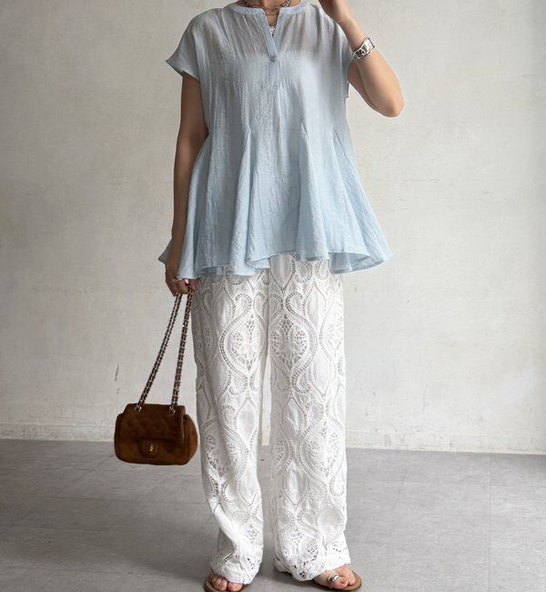  「【WEB限定】フレンチフレアブラウス」|シャツ・ブラウス|