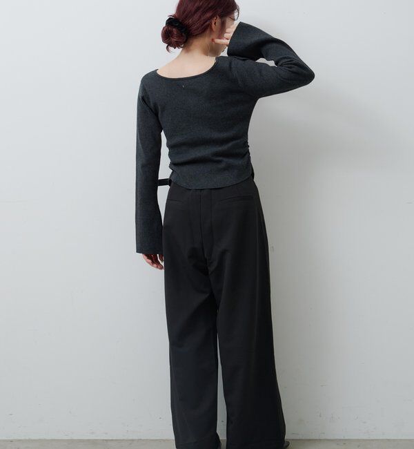  「【WEB限定/2サイズ展開/全骨格◎/裏地無し】ピンストライプスラックス」|チノ|