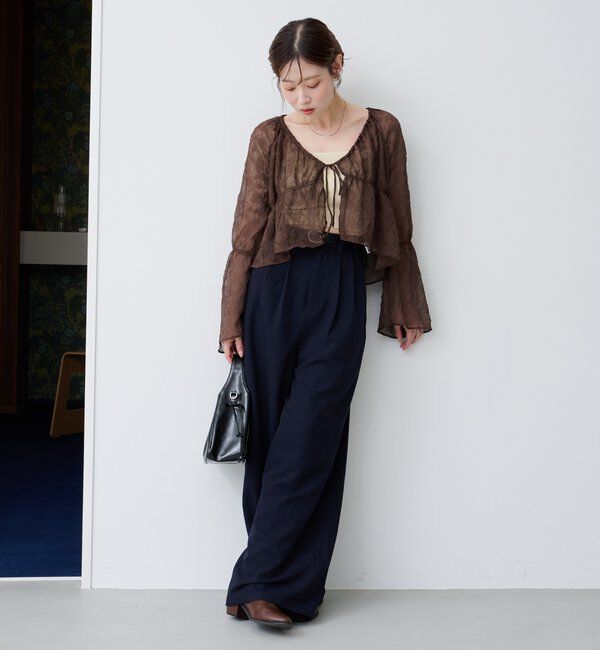  「【WEB限定/2サイズ展開/全骨格◎/裏地無し】ピンストライプスラックス」|チノ|