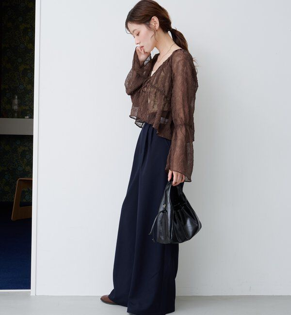  「【WEB限定/2サイズ展開/全骨格◎/裏地無し】ピンストライプスラックス」|チノ|