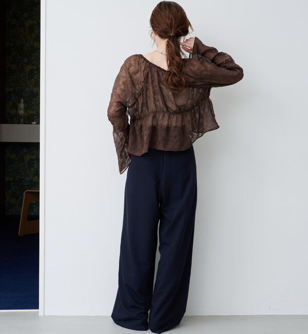  「【WEB限定/2サイズ展開/全骨格◎/裏地無し】ピンストライプスラックス」|チノ|