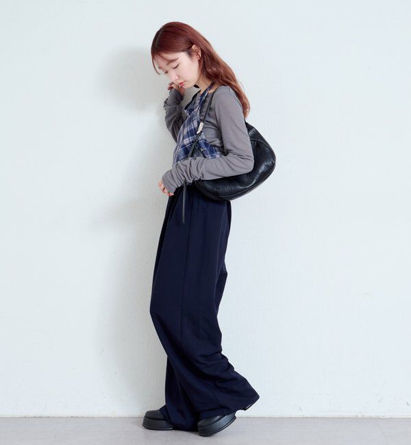  「【WEB限定/2サイズ展開/全骨格◎/裏地無し】ピンストライプスラックス」|チノ|