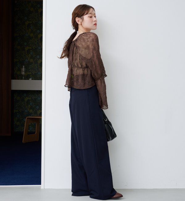  「【WEB限定/2サイズ展開/全骨格◎/裏地無し】ピンストライプスラックス」|チノ|