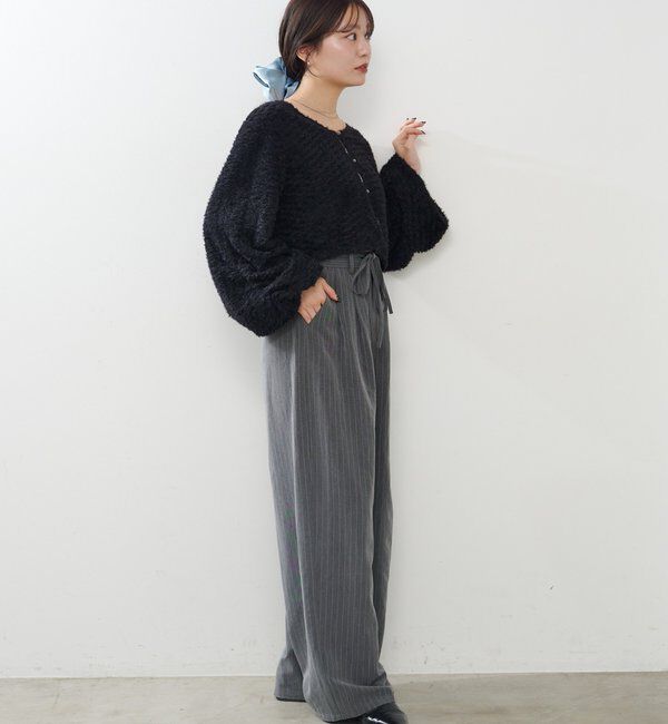  「【WEB限定/2サイズ展開/全骨格◎/裏地無し】ピンストライプスラックス」|チノ|