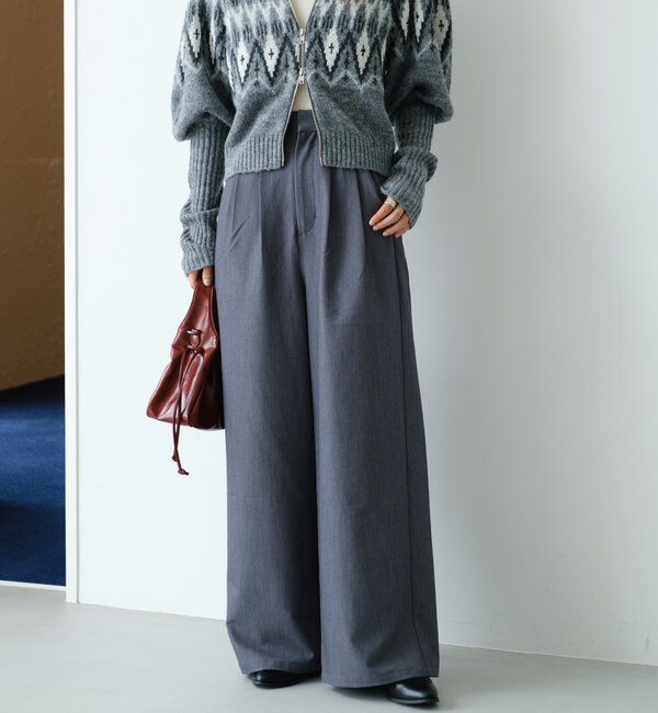  「【WEB限定/2サイズ展開/全骨格◎/裏地無し】ピンストライプスラックス」|チノ|