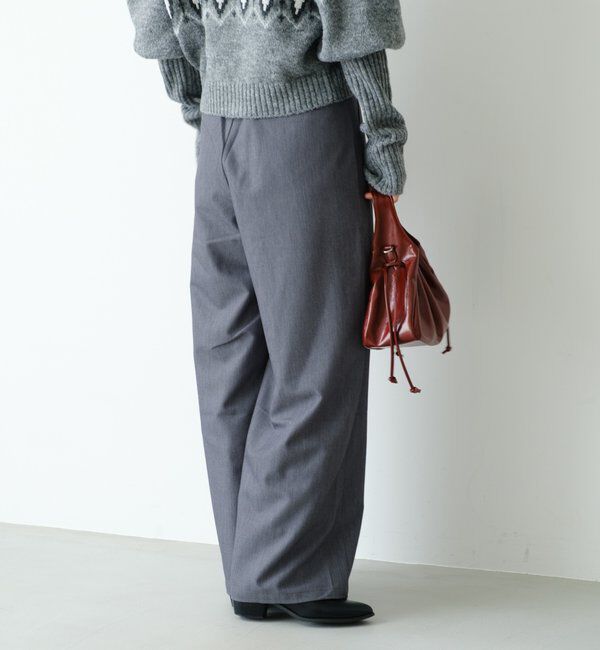  「【WEB限定/2サイズ展開/全骨格◎/裏地無し】ピンストライプスラックス」|チノ|