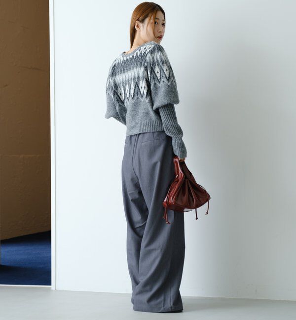  「【WEB限定/2サイズ展開/全骨格◎/裏地無し】ピンストライプスラックス」|チノ|