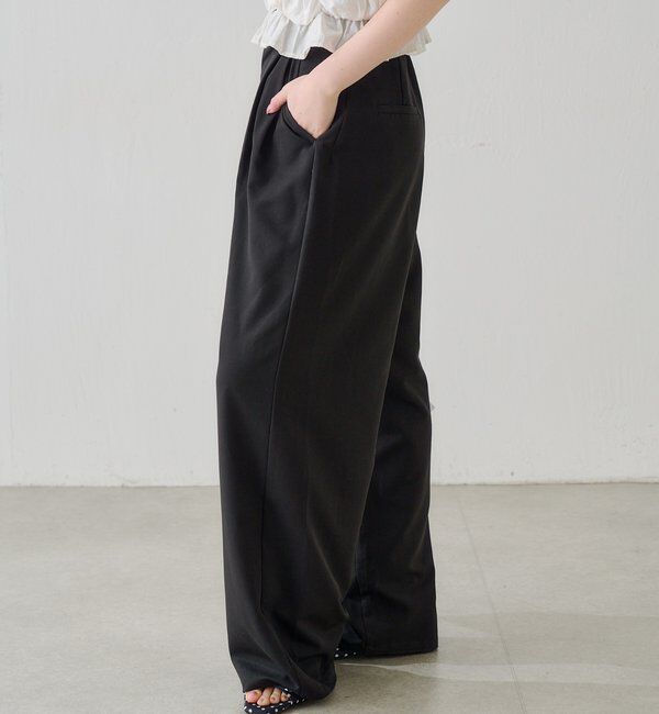  「【WEB限定/2サイズ展開/全骨格◎/裏地無し】ピンストライプスラックス」|チノ|