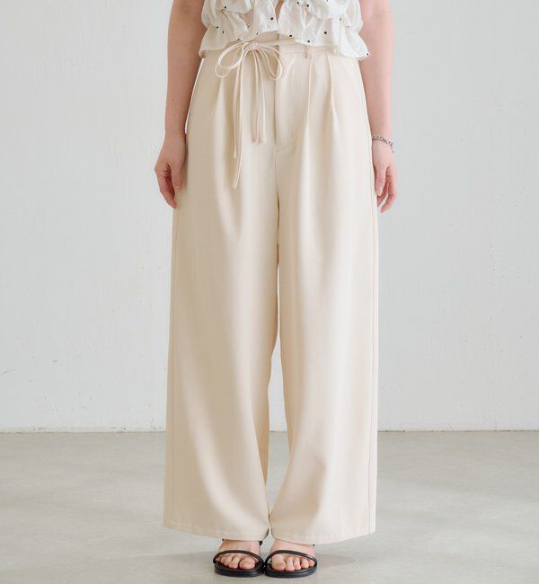  「【WEB限定/2サイズ展開/全骨格◎/裏地無し】ピンストライプスラックス」|チノ|