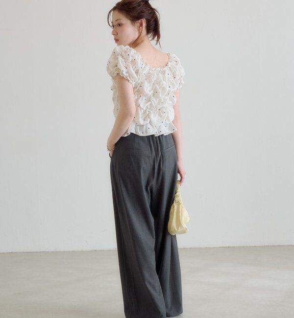  「【WEB限定/2サイズ展開/全骨格◎/裏地無し】ピンストライプスラックス」|チノ|