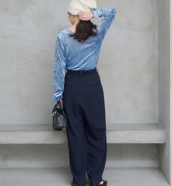  「【WEB限定/2サイズ展開/全骨格◎/裏地無し】ピンストライプスラックス」|チノ|