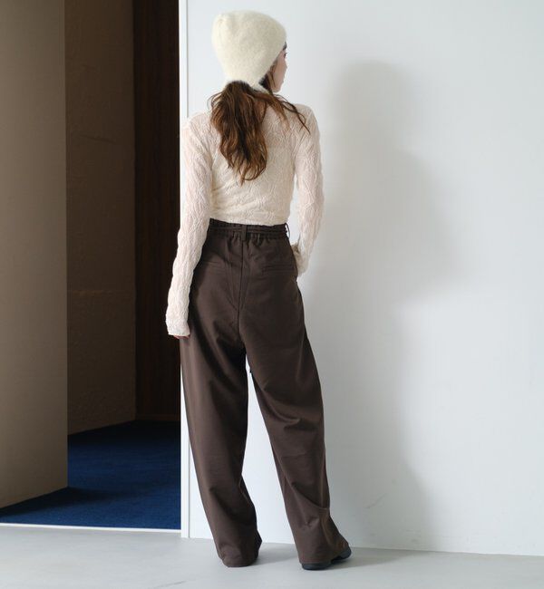  「【WEB限定/2サイズ展開/全骨格◎/裏地無し】ピンストライプスラックス」|チノ|