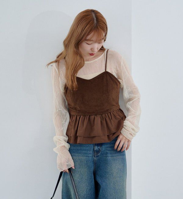  「ランダムチュールメローTEE」|Tシャツ・カットソー|