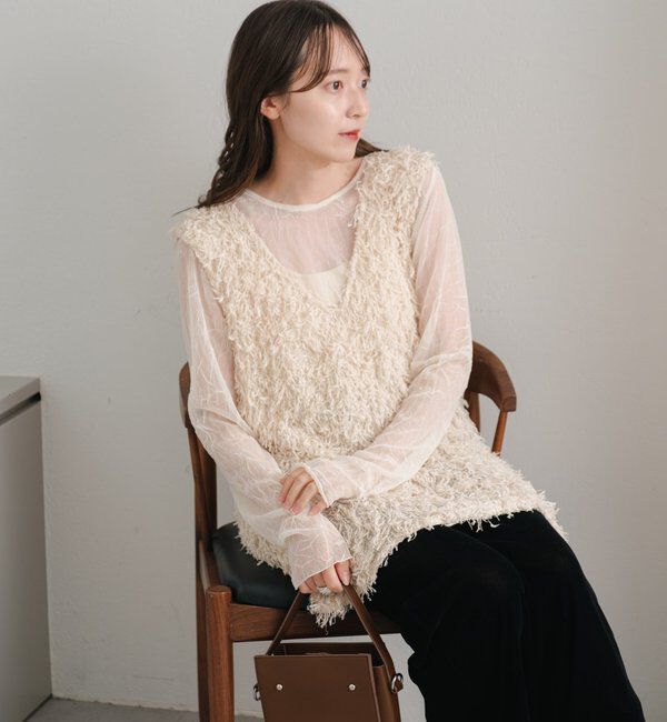  「ランダムチュールメローTEE」|Tシャツ・カットソー|