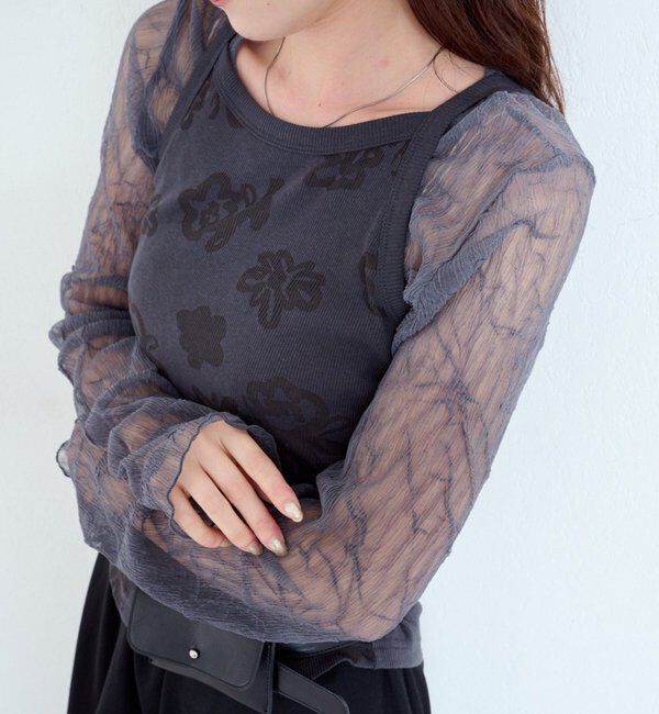  「ランダムチュールメローTEE」|Tシャツ・カットソー|