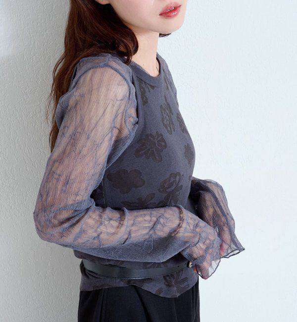  「ランダムチュールメローTEE」|Tシャツ・カットソー|