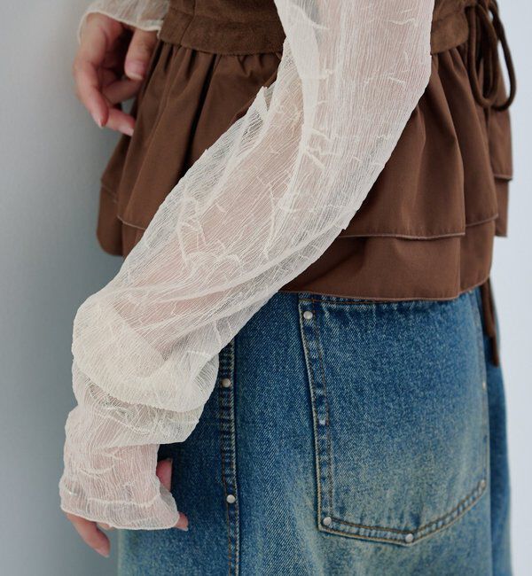  「ランダムチュールメローTEE」|Tシャツ・カットソー|