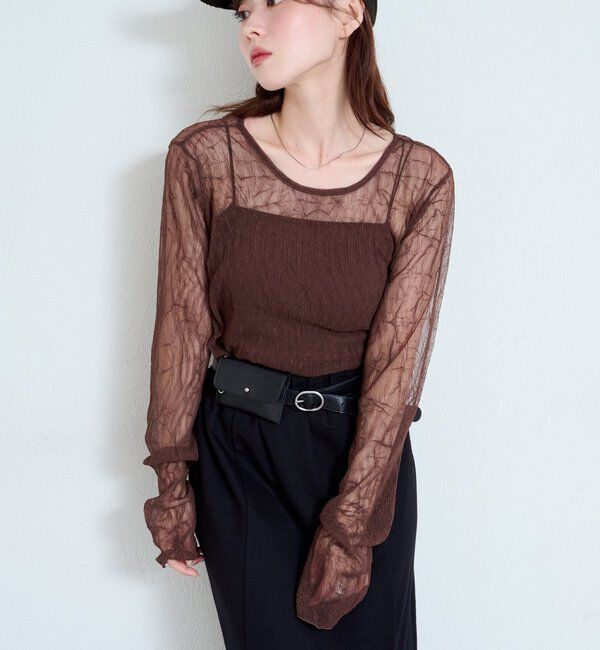  「ランダムチュールメローTEE」|Tシャツ・カットソー|