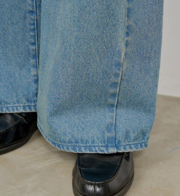  「【WHIMSIC/2サイズ展開/SETUP対応】サイドタックデニムパンツ」|デニム|