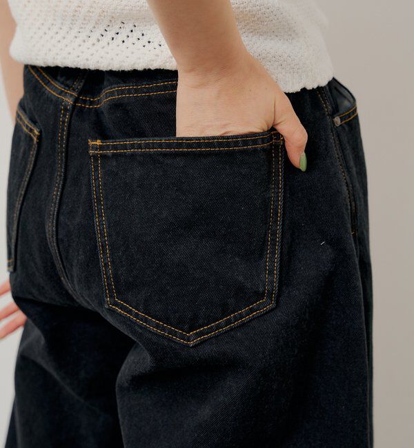  「【WHIMSIC/2サイズ展開/SETUP対応】サイドタックデニムパンツ」|デニム|